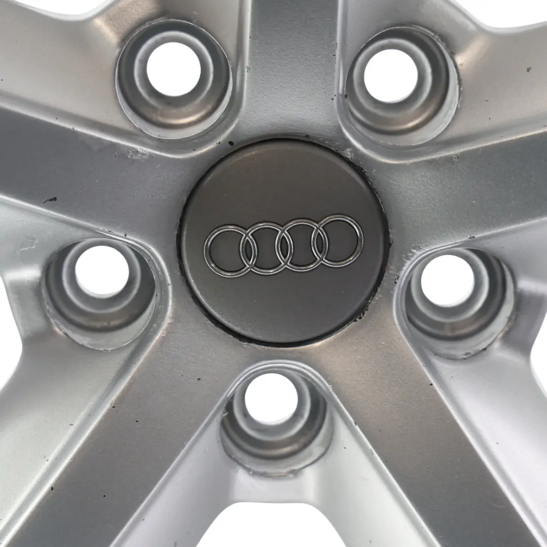 Audi TT Mk2 Wheel Alloy Rim Silver 18" 9J ET:52 Star Spoke - SKU 8J0601025M-4 - Part number 8J0601025M