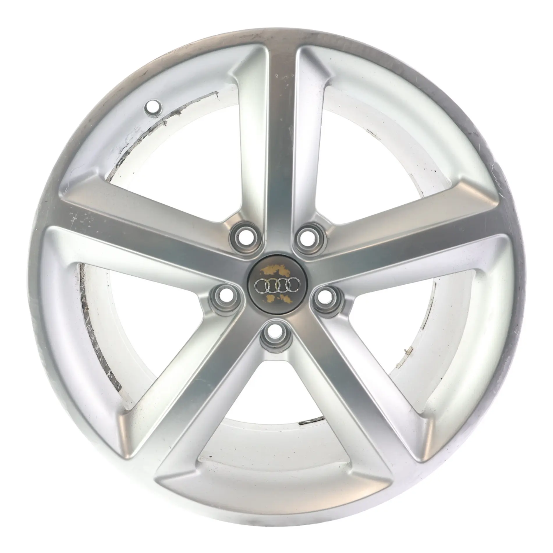Audi TT Mk2 Wheel Alloy Rim Silver 18" 9J ET:52 Star Spoke 8J0601025M