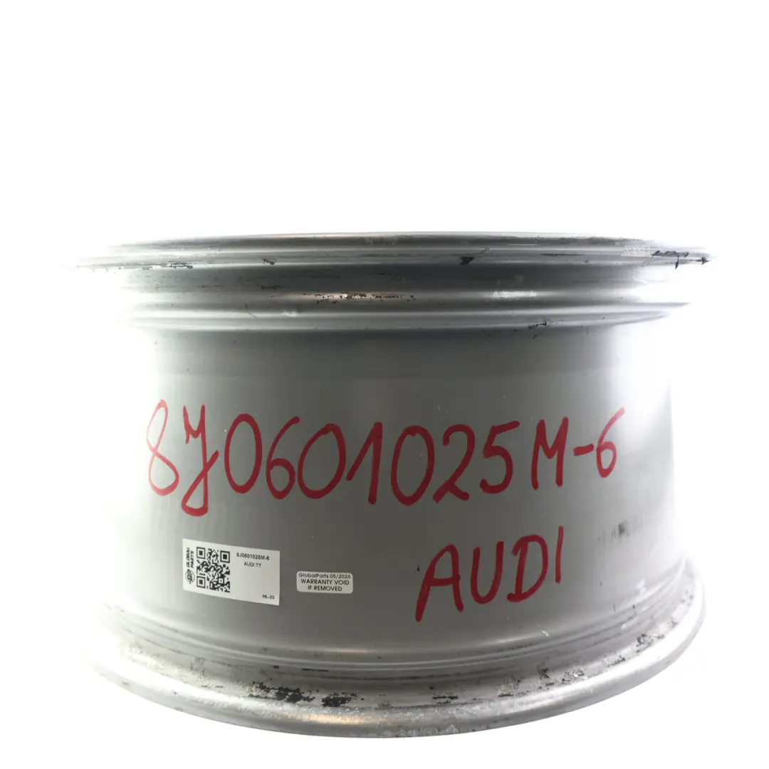 Mk2 Cerchione Lega Argento 18" 9J ET:52 Star Spoke per Audi TT con numero di parte 8J0601025M Audi TT Mk2 Cerchione Lega Argento 18" 9J ET:52 Star Spoke - SKU 8J0601025M-6 - Numero di parte 8J0601025M