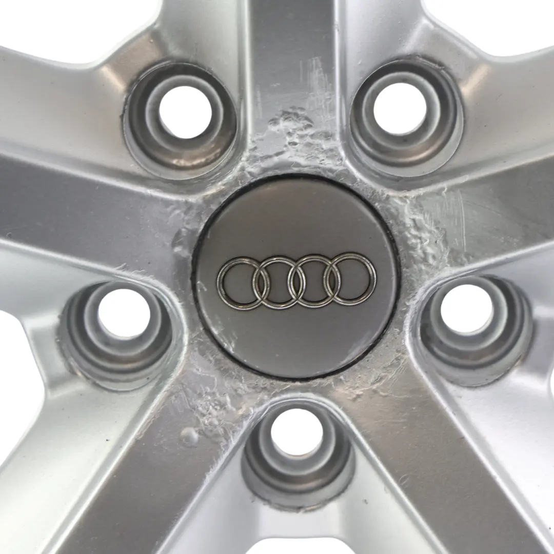 Audi TT Mk2 Wheel Alloy Rim Silver 18" 9J ET:52 Star Spoke - SKU 8J0601025M-6 - Part number 8J0601025M