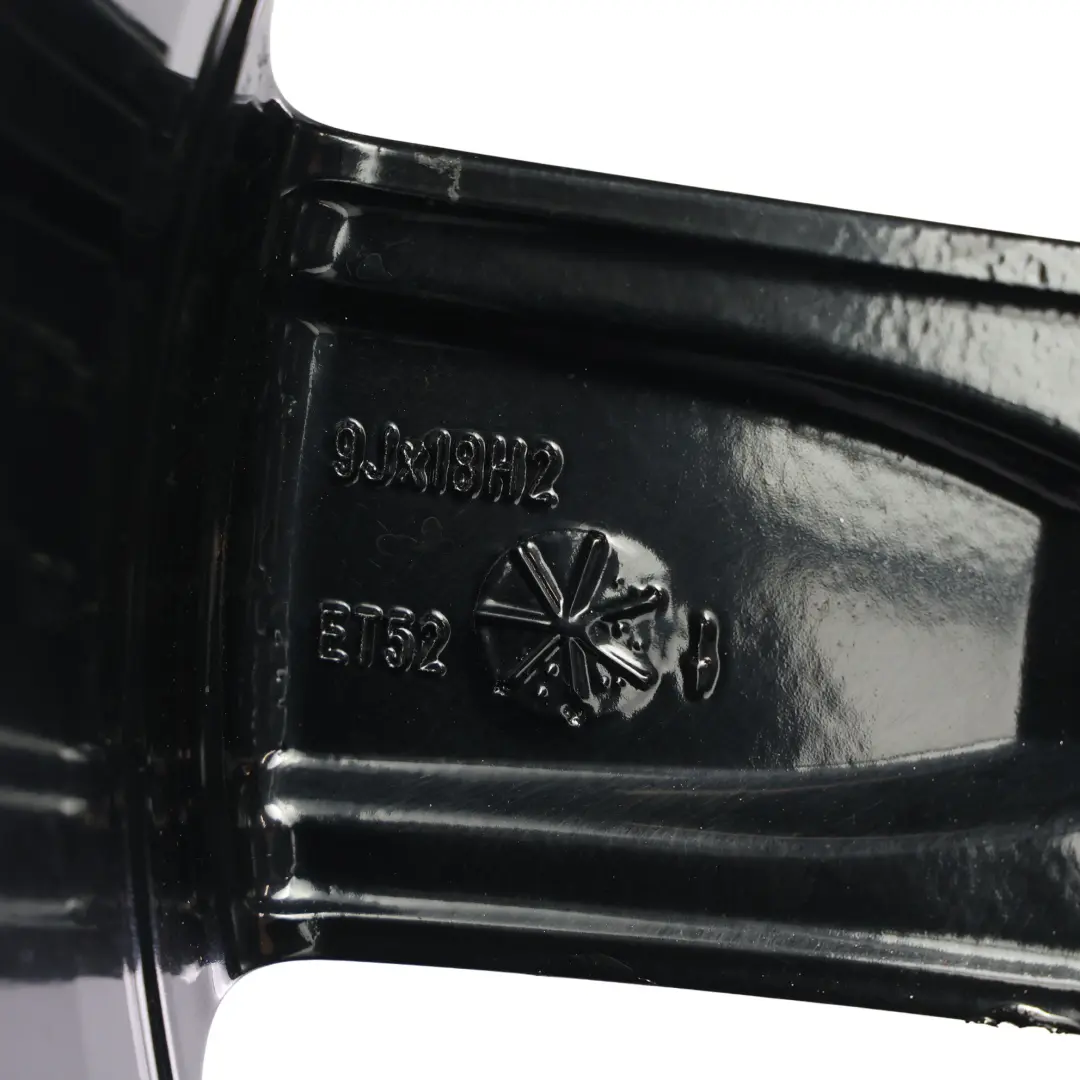  Inny Audi TT Mk2 Cerchio Lega Nero 18" 9J ET:52 Stella Raggi - SKU 8J0601025M-7 - Numero di parte 8J0601025M