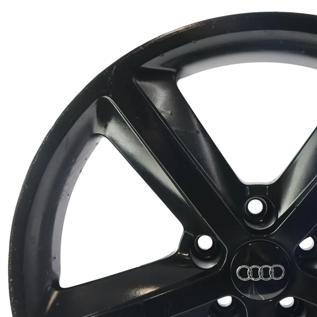  Inny Audi TT Mk2 Alu Felge Schwarz 18" 9J ET:52 Stern Speiche - SKU 8J0601025M-7 - Teilenummer 8J0601025M