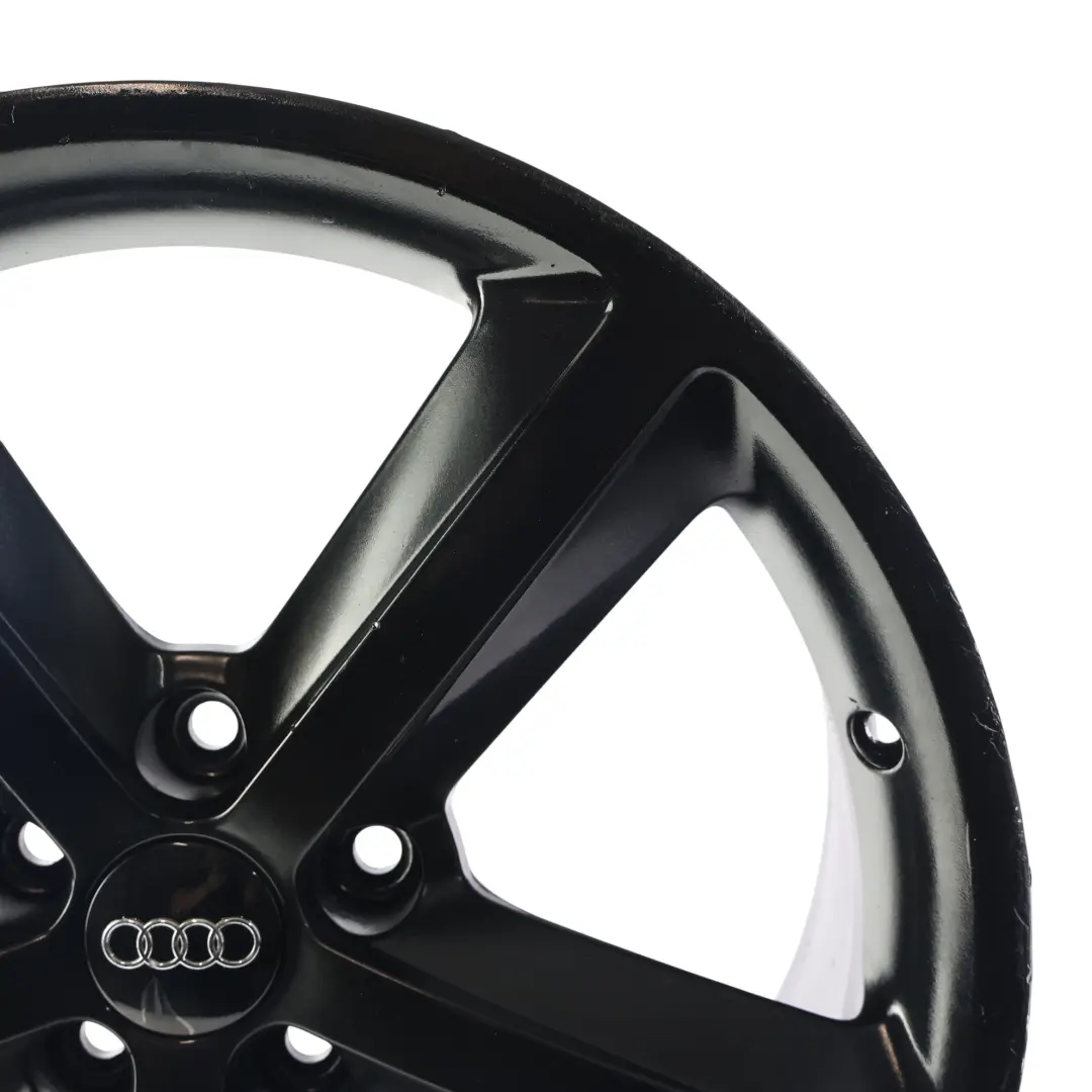  Inny Audi TT Mk2 Alu Felge Schwarz 18" 9J ET:52 Stern Speiche - SKU 8J0601025M-7 - Teilenummer 8J0601025M
