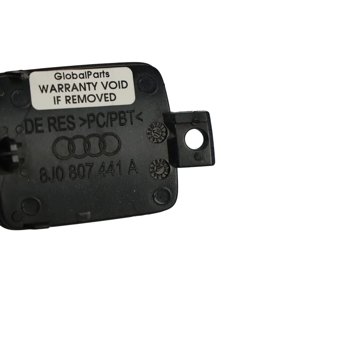 Copertura Gancio Traino Post. Bianco Ibis Y9C per Audi TT RS 8J con numero di parte 8J0807441A Audi TT RS 8J Copertura Gancio Traino Post. Bianco Ibis Y9C - SKU 8J0807441A-IWH - Numero di parte 8J0807441A