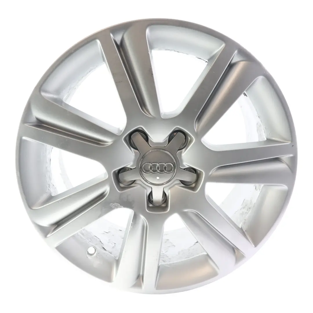 Silberne Leichtmetallfelge 17" ET:45 7,5J 8K0601025B für Audi A4 B8 A5 8T mit Teilenummer 8K0601025B-2 Audi A4 B8 A5 8T Silberne Leichtmetallfelge 17" ET:45 7,5J 8K0601025B - SKU 8K0601025B-2 - Teilenummer 8K0601025B-2