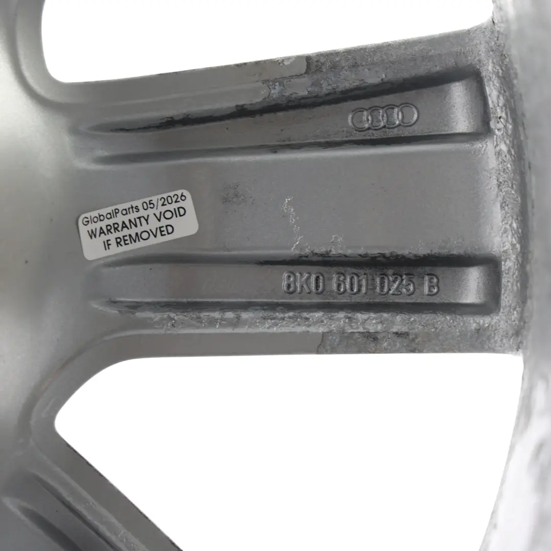 Alloy Rim 17" ET:45 7,5J 8K0601025B to Audi A4 B8 A5 8T Silver Wheel with Part number 8K0601025B-2 Audi A4 B8 A5 8T Silver Wheel Alloy Rim 17" ET:45 7,5J 8K0601025B - SKU 8K0601025B-2 - Part number 8K0601025B-2