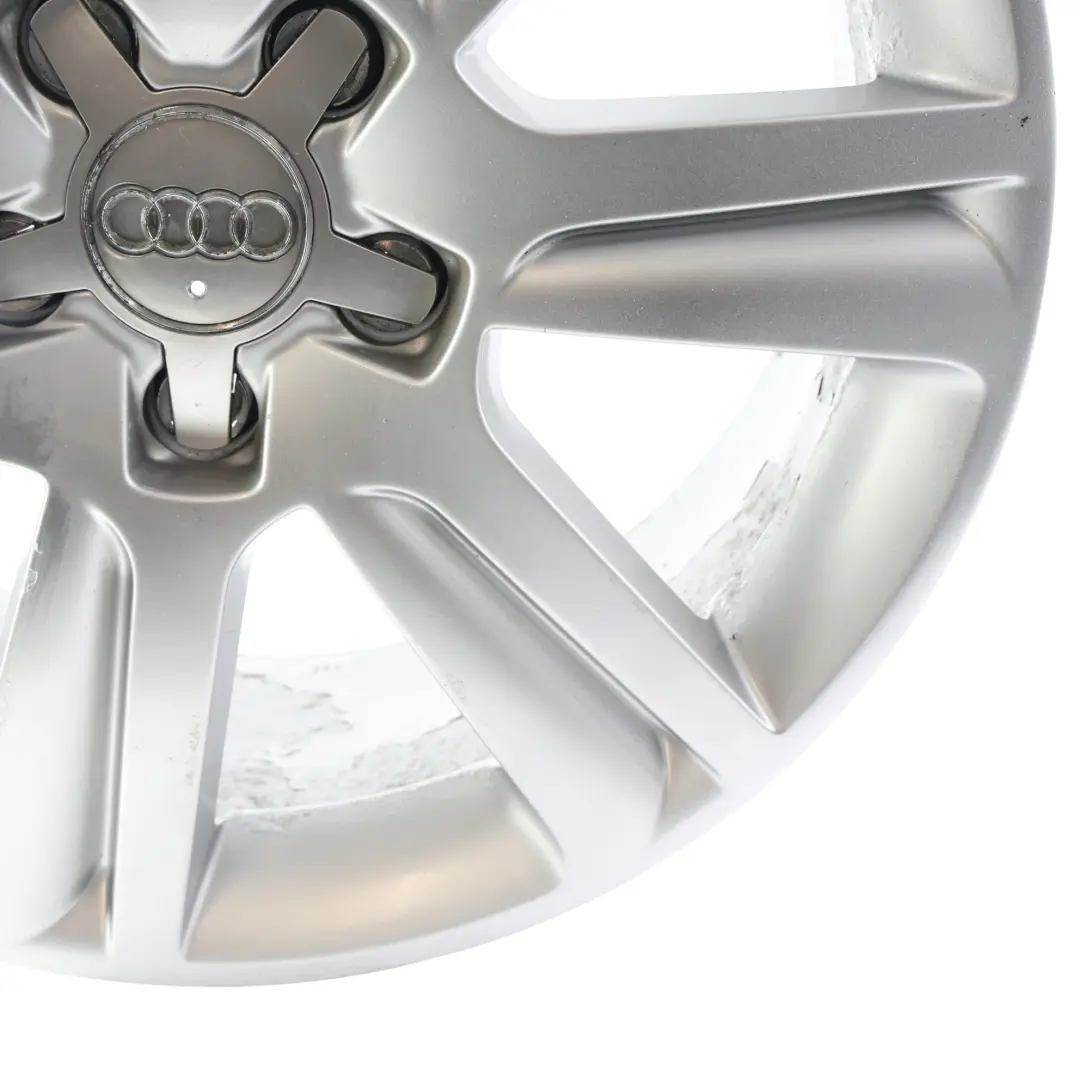 Audi A4 B8 A5 8T Jante argentée en alliage 17" ET:45 7,5J 8K0601025B - SKU 8K0601025B-2 - Numéro de pièce 8K0601025B-2
