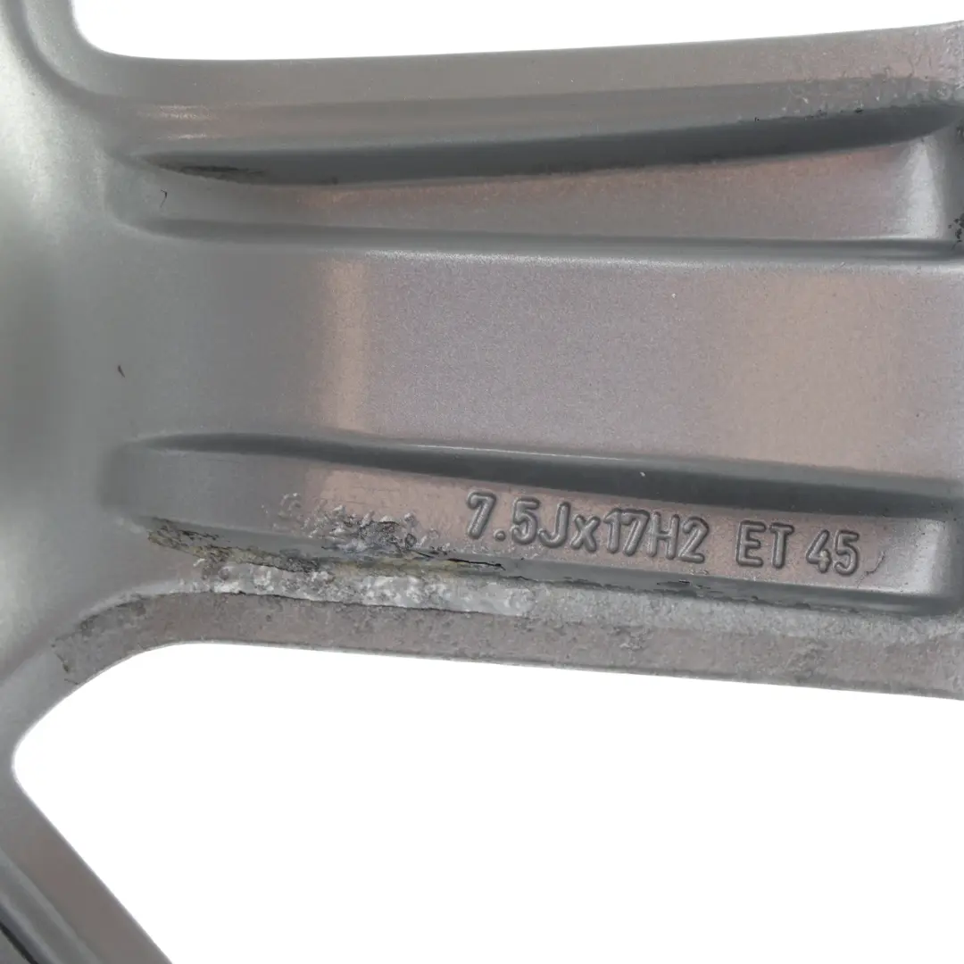 Alloy Rim 17" ET:45 7,5J to Audi A4 B8 Silver Wheel with Part number 8K0601025B Audi A4 B8 Silver Wheel Alloy Rim 17" ET:45 7,5J - SKU 8K0601025B-3 - Part number 8K0601025B