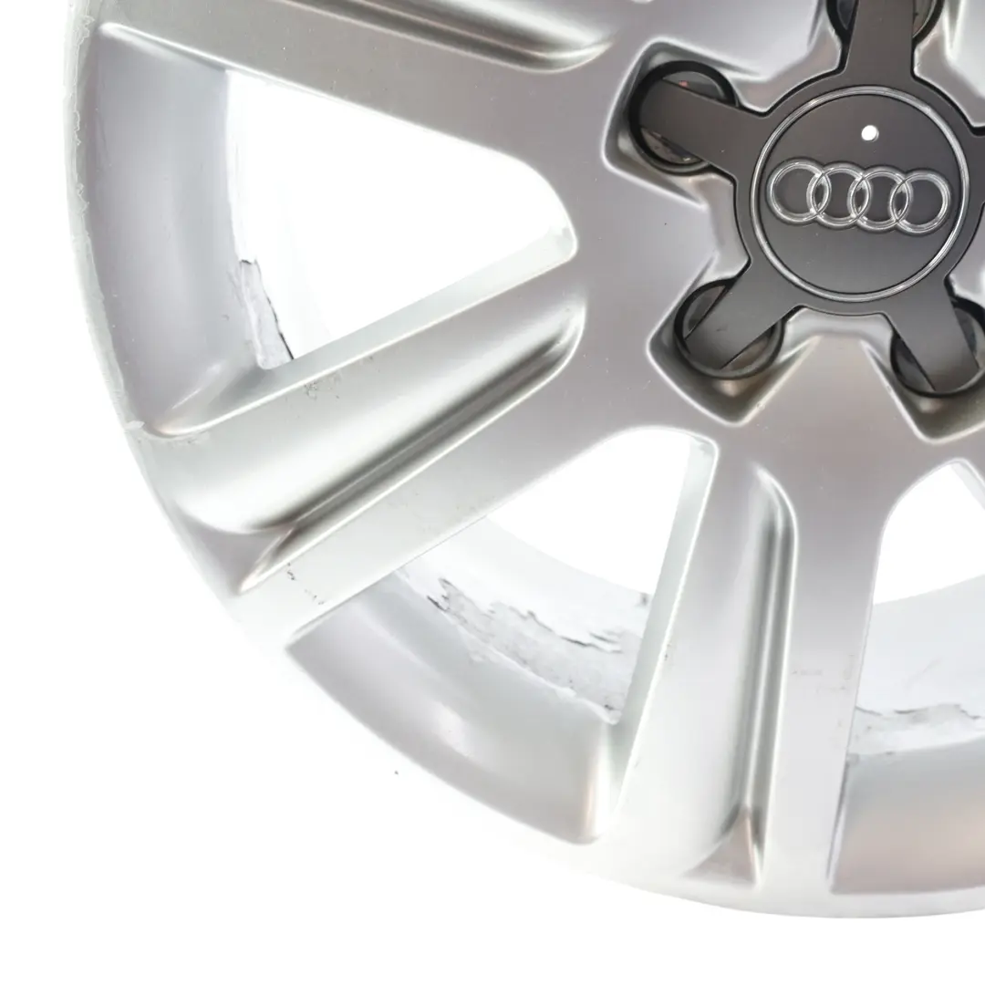 Audi A4 B8 Silver Wheel Alloy Rim 17" ET:45 7,5J - SKU 8K0601025B-3 - Part number 8K0601025B
