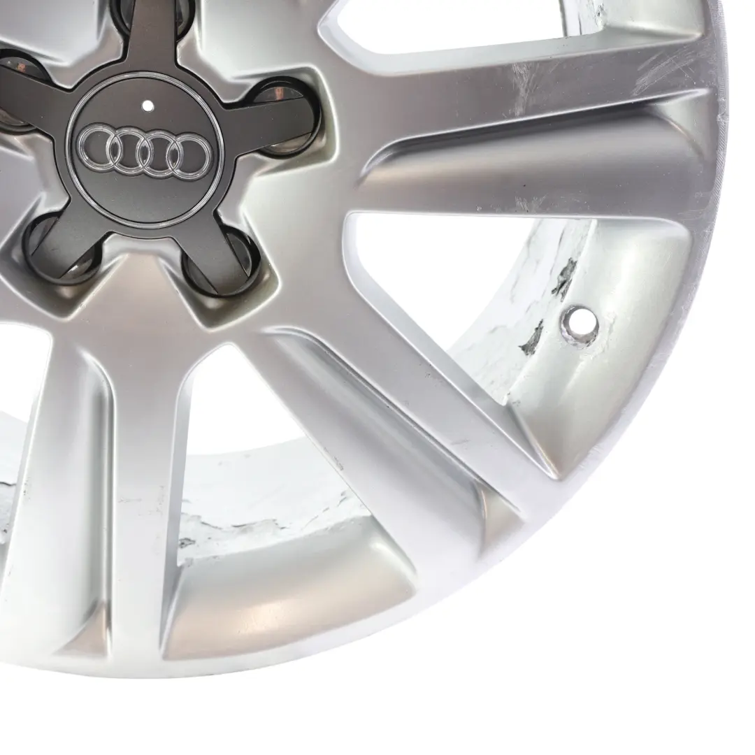 Audi A4 B8 Silver Wheel Alloy Rim 17" ET:45 7,5J - SKU 8K0601025B-3 - Part number 8K0601025B
