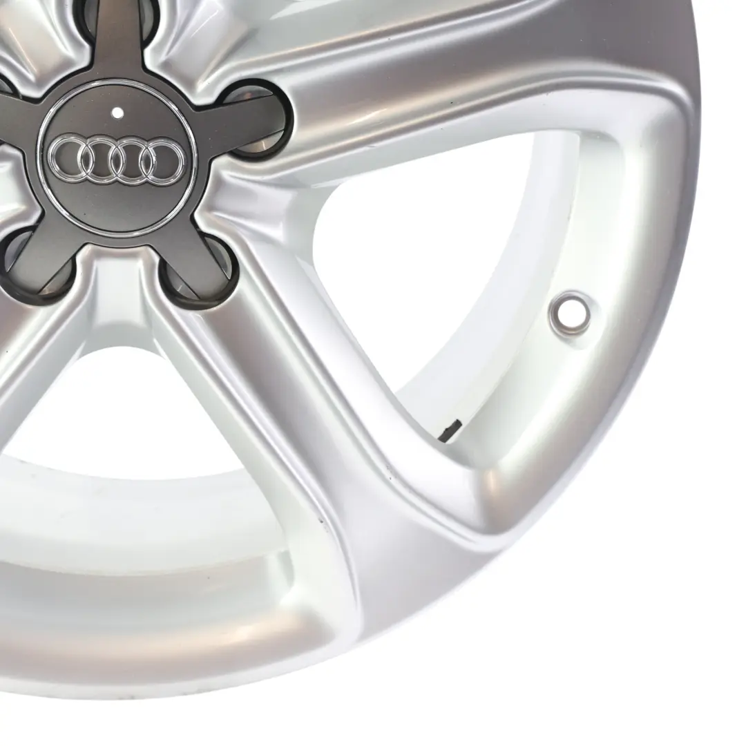 Audi A4 B8 8K Silver Wheel Alloy Rim 17" ET:45 7,5J Star Spoke - SKU 8K0601025CE-3 - Part number 8K0601025CE