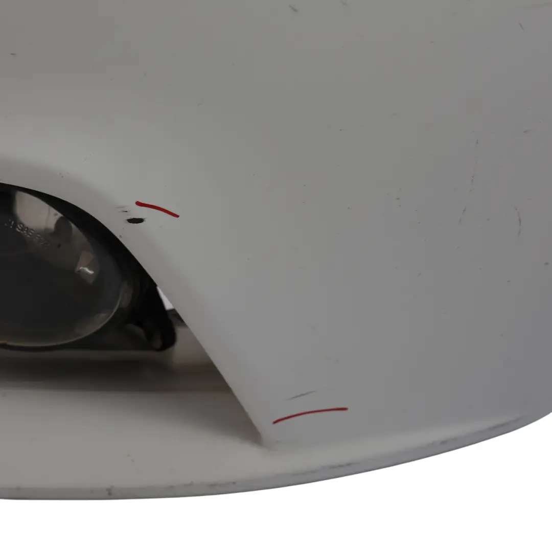 Front Bumper Trim Panel Cover Ibis White - Y9C to Audi A4 B8 with Part number 8K0807105 Audi A4 B8 Front Bumper Trim Panel Cover Ibis White - Y9C - SKU 8K0807105-IWH - Part number 8K0807105