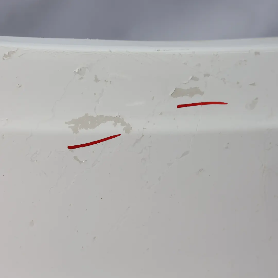 Front Bumper Trim Panel Cover Ibis White - Y9C to Audi A4 B8 with Part number 8K0807105 Audi A4 B8 Front Bumper Trim Panel Cover Ibis White - Y9C - SKU 8K0807105-IWH - Part number 8K0807105