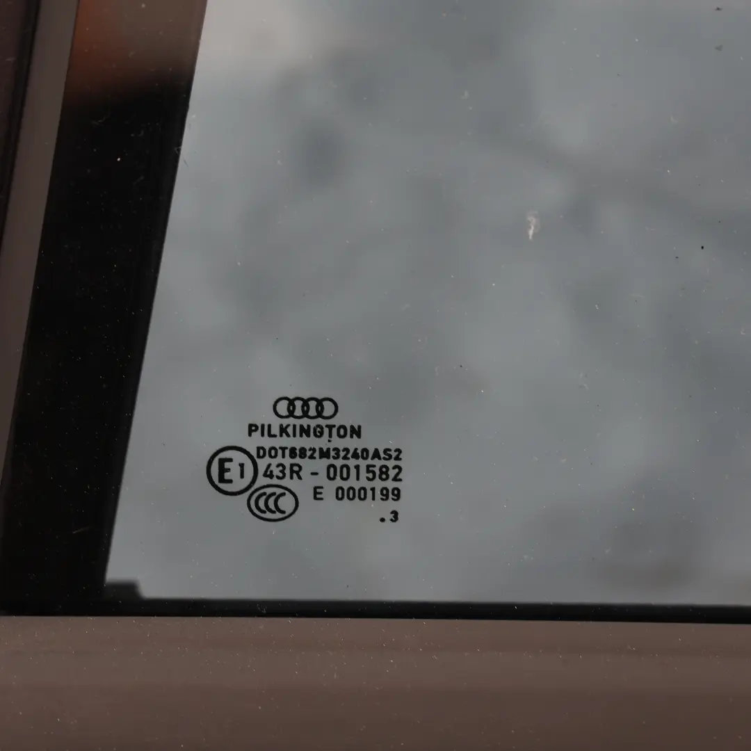 Audi A4 B8 Limousine Rear Door Left N/S Ibis White - Y9C - SKU 8K5833051D-IWH - Part number 8K5833051D
