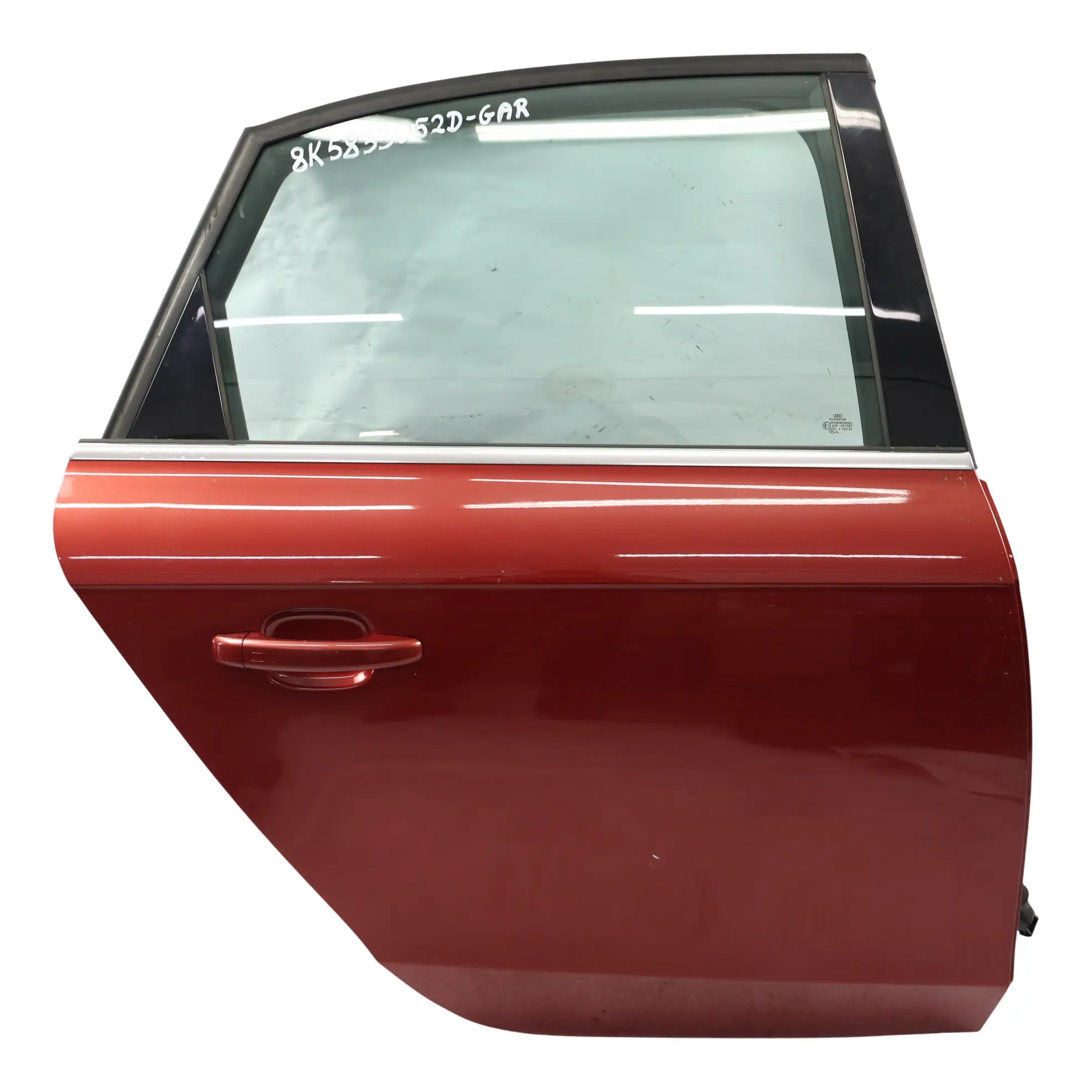 Audi A4 B8 Hinten Tür Rechts Granatrot Perleffekt Z3F 8K5833052D