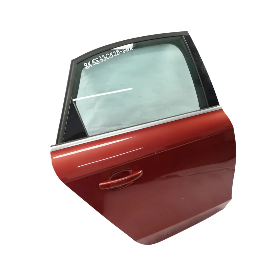 Puerta Trasera Derecha Rojo Granate Perlado Efecto Z3F para Audi A4 B8 con número de pieza 8K5833052D Audi A4 B8 Puerta Trasera Derecha Rojo Granate Perlado Efecto Z3F - SKU 8K5833052D-GAR - Número de pieza 8K5833052D