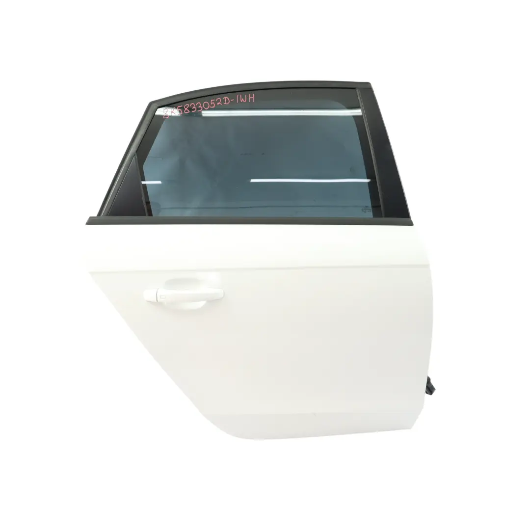Audi A4 B8 Rear Door Right O/S Ice Silver Metallic X7W - SKU 8K5833052D-IWH - Part number 8K5833052D