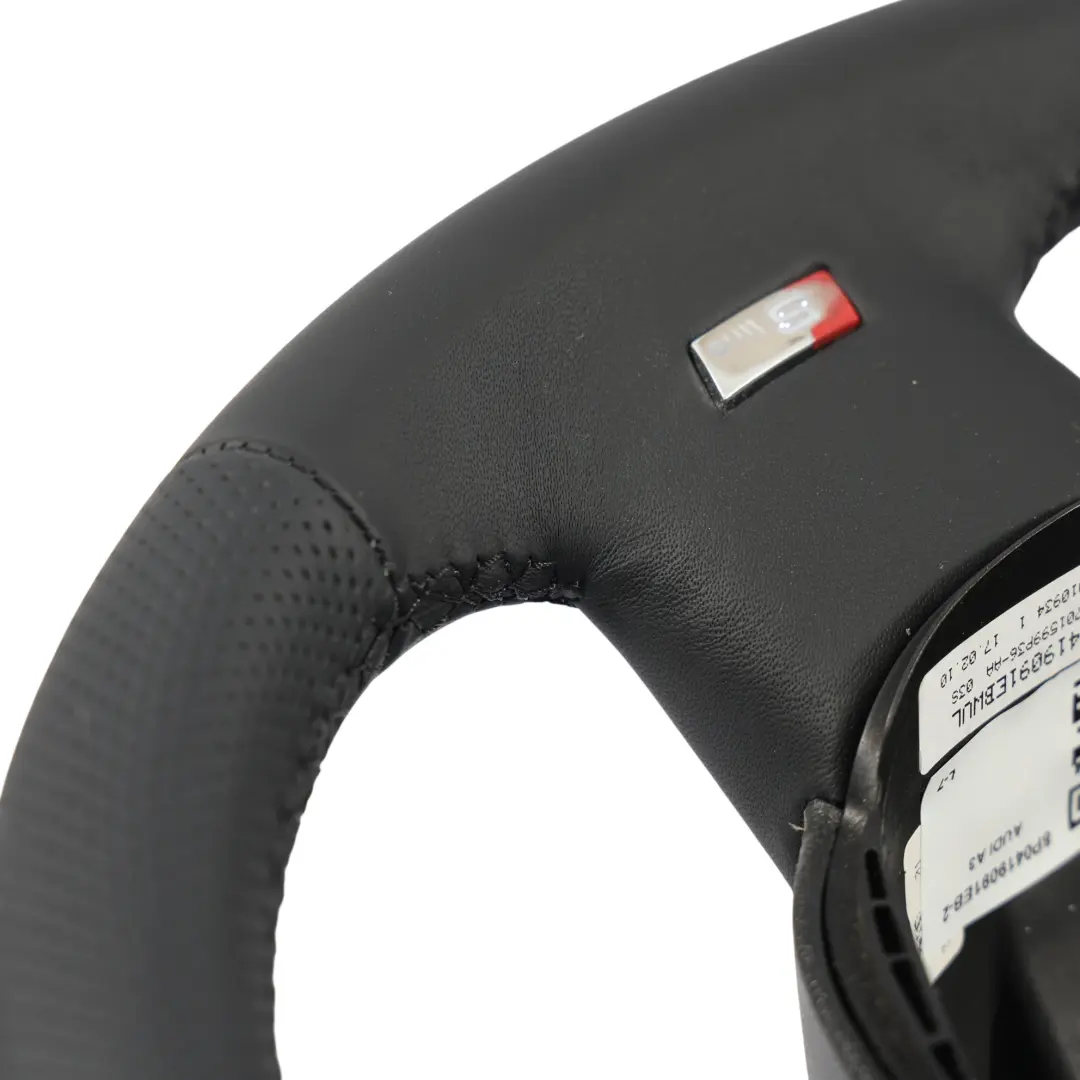 Lenkrad S-Line NEU Schwarz Leder für Audi A3 8P A5 8T Q5 8R mit Teilenummer 8P0419091EB Audi A3 8P A5 8T Q5 8R Lenkrad S-Line NEU Schwarz Leder - SKU 8P0419091EB-2 - Teilenummer 8P0419091EB