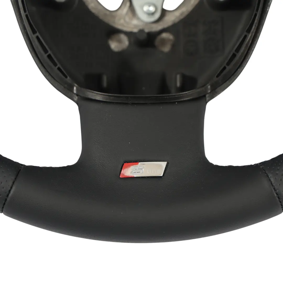 Steering Wheel S-Line NEW Black Leather to Audi A3 8P A5 8T Q5 8R with Part number 8P0419091EB Audi A3 8P A5 8T Q5 8R Steering Wheel S-Line NEW Black Leather - SKU 8P0419091EB-2 - Part number 8P0419091EB