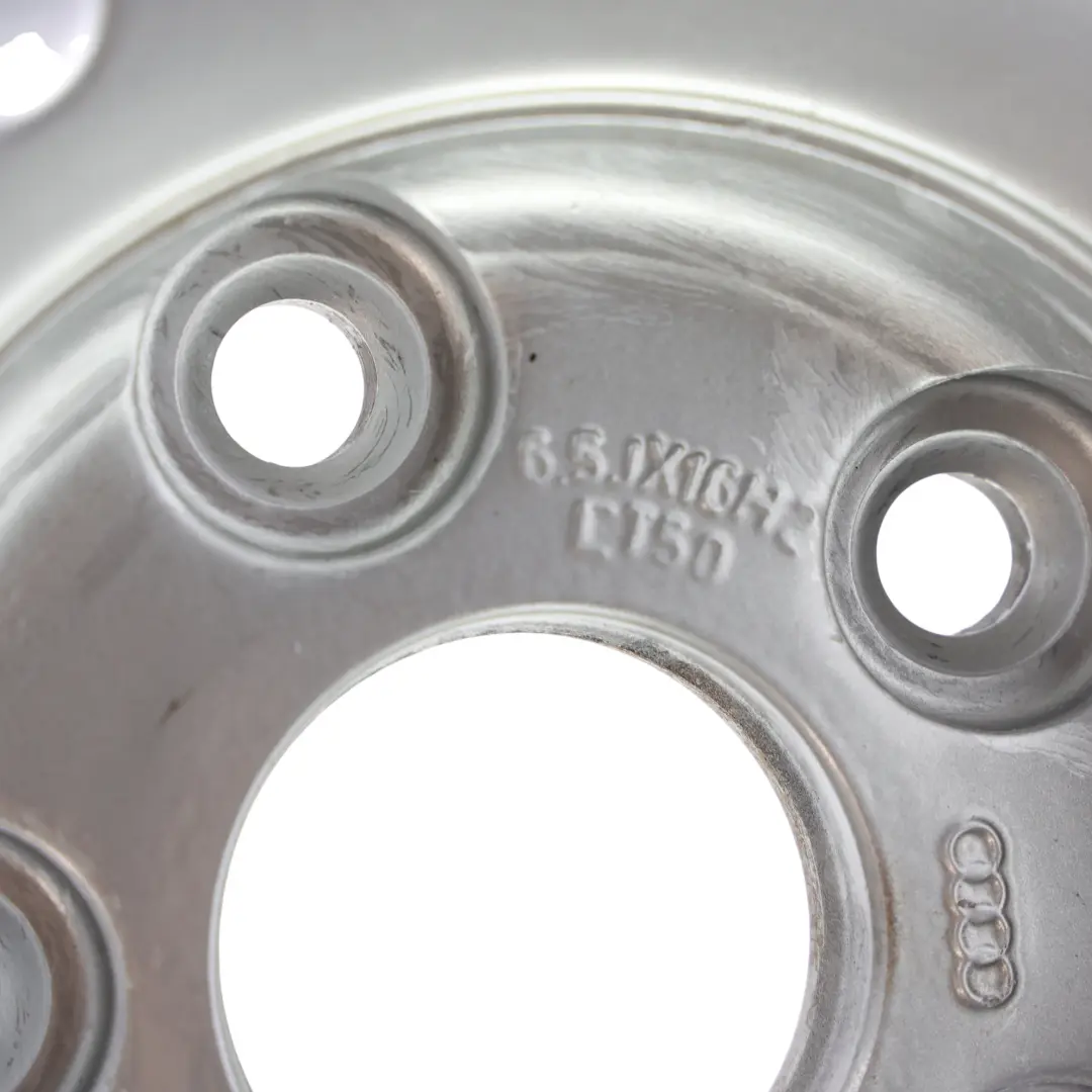 Audi A3 8P Silver Wheel Alloy Rim 16" 6,5J ET:50 9-Spoke - SKU 8P0601025AA-3 - Part number 8P0601025AA