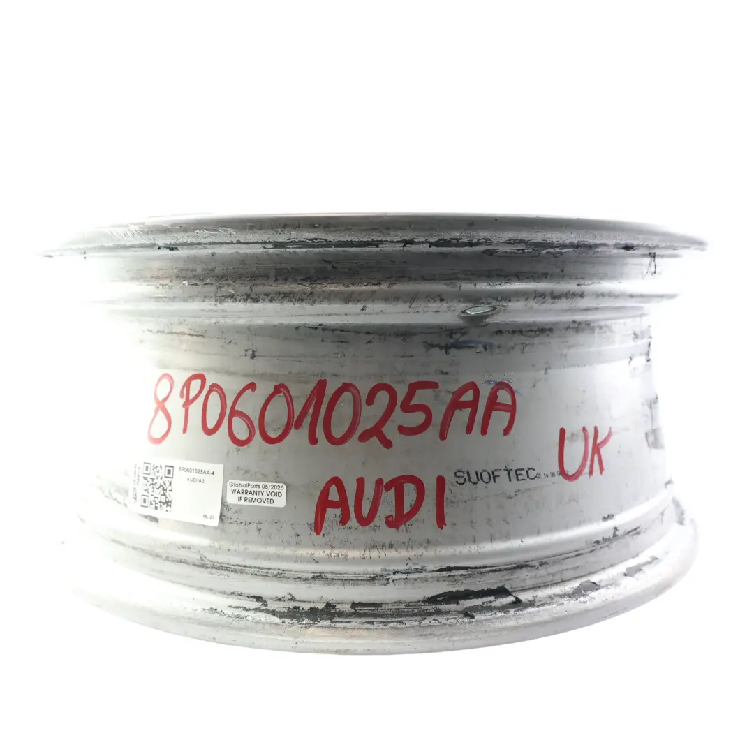 Alloy Rim 16" 6,5J ET:50 9-Spoke to Audi A3 8P Silver Wheel with Part number 8P0601025AA Audi A3 8P Silver Wheel Alloy Rim 16" 6,5J ET:50 9-Spoke - SKU 8P0601025AA-4 - Part number 8P0601025AA