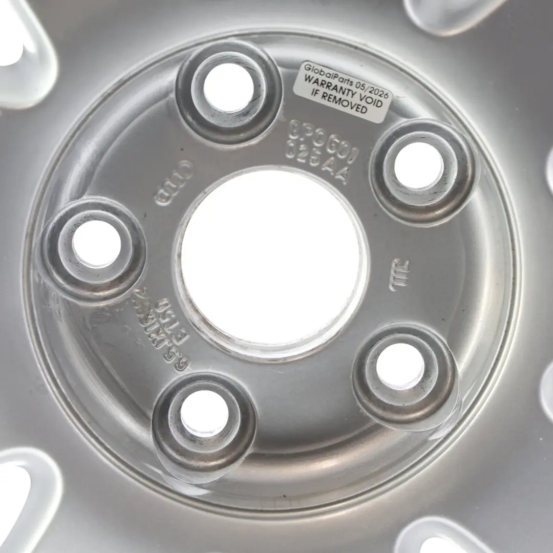 Audi A3 8P Silver Wheel Alloy Rim 16" 6,5J ET:50 9-Spoke - SKU 8P0601025AA-4 - Part number 8P0601025AA