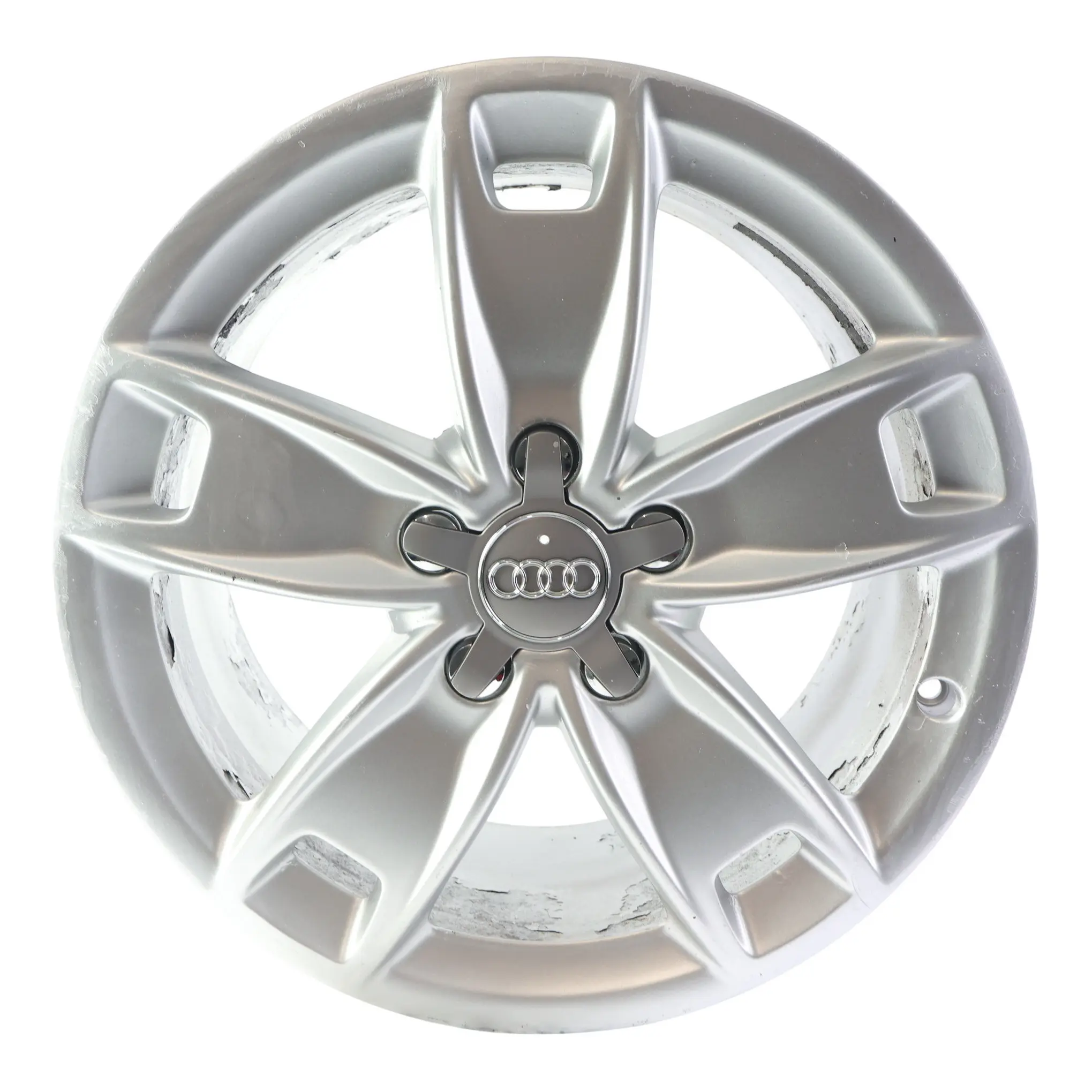 Audi A3 8P Jante argentée en alliage 17" 7,5J ET:56 Star Spoke 8P0601025BL