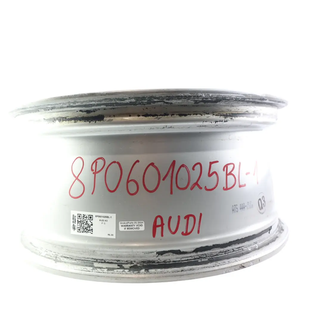 Alloy Rim 17" 7,5J ET:56 Star Spoke to Audi A3 8P Silver Wheel with Part number 8P0601025BL Audi A3 8P Silver Wheel Alloy Rim 17" 7,5J ET:56 Star Spoke - SKU 8P0601025BL-1 - Part number 8P0601025BL