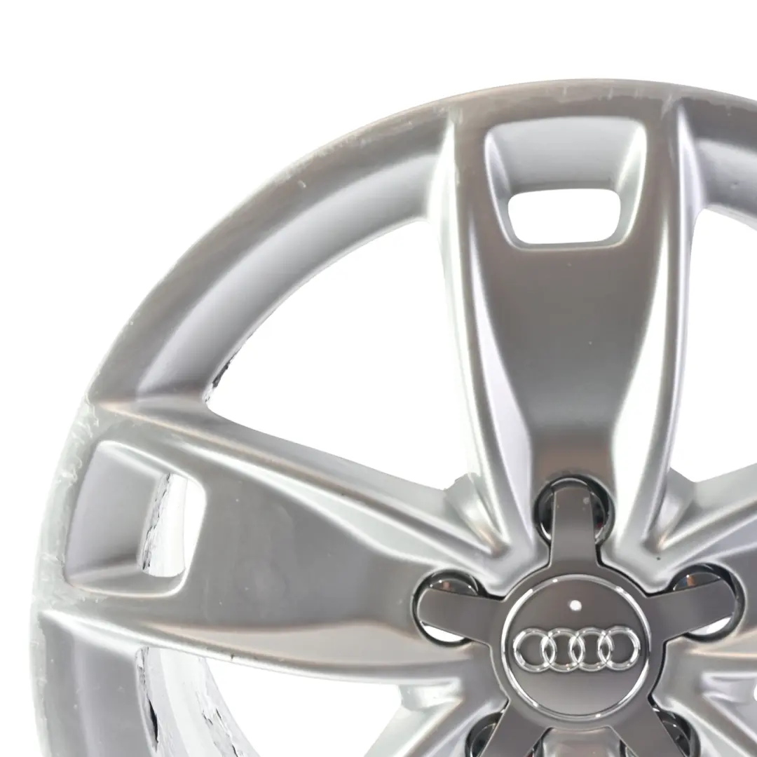 Audi A3 8P Silver Wheel Alloy Rim 17" 7,5J ET:56 Star Spoke - SKU 8P0601025BL-1 - Part number 8P0601025BL