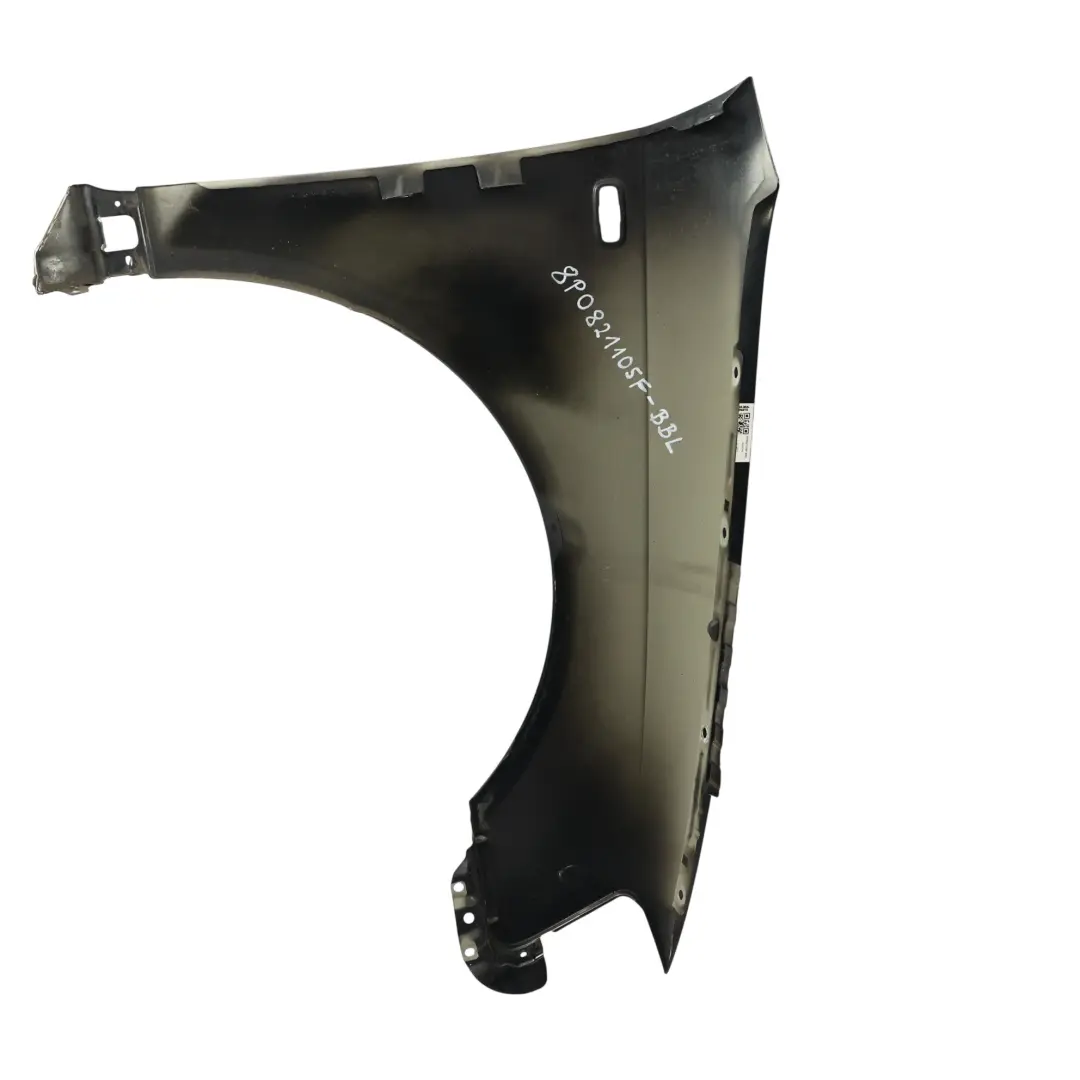 Audi A3 8P Seitenteil Vorne Links Kotflügel Brillantschwarz Metallic Y9B - SKU 8P0821105F-BBL - Teilenummer 8P0821105F