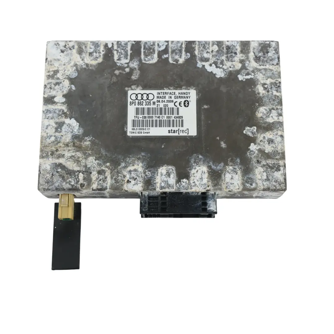 Audi A4 B7 RS3 8P R8 42 TT 8J Modulo Interfaccia Bluetooth MMI - SKU 8P0862335M - Numero di parte 8P0862335M