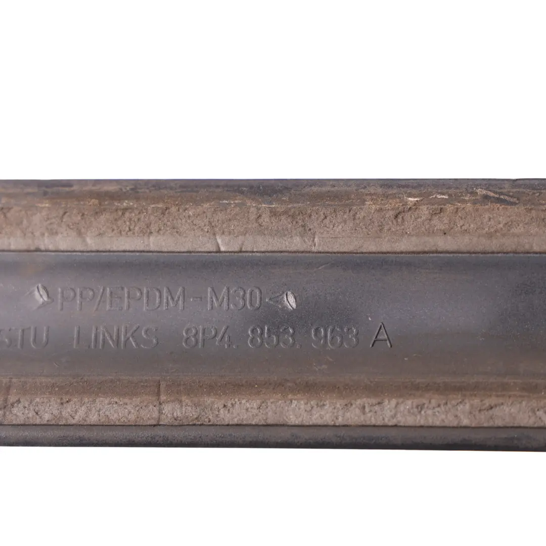 Audi A3 8P Rear Door Sill Cover Moulding Strip Trim Left N/S Lava Grey - Z7L - SKU 8P4853963A-LAG - Part number 8P4853963A
