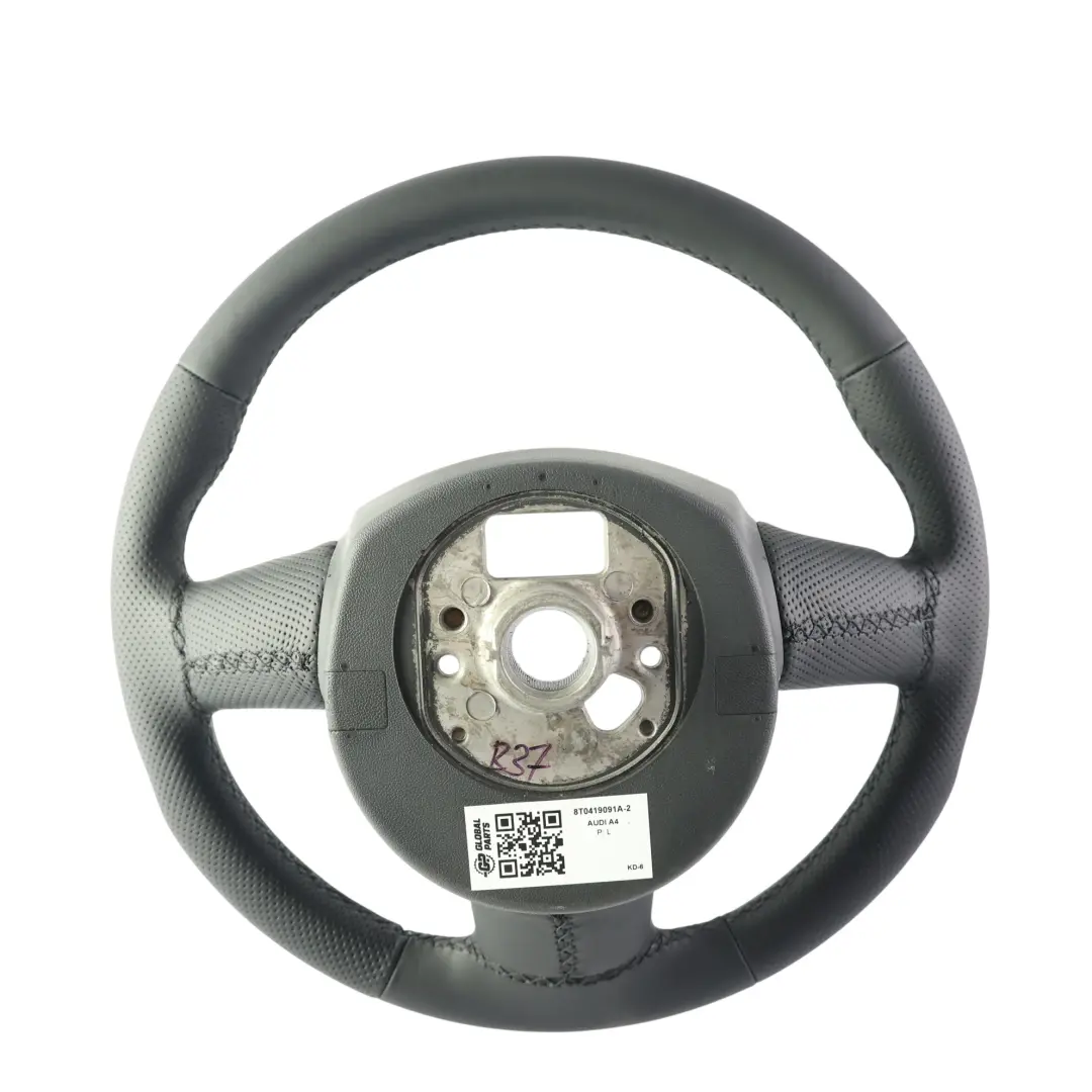 Audi A4 B8 A5 8T Kierownica S-Line NOWA Czarna Skóra - SKU 8T0419091A-2 - Numer Części 8T0419091A