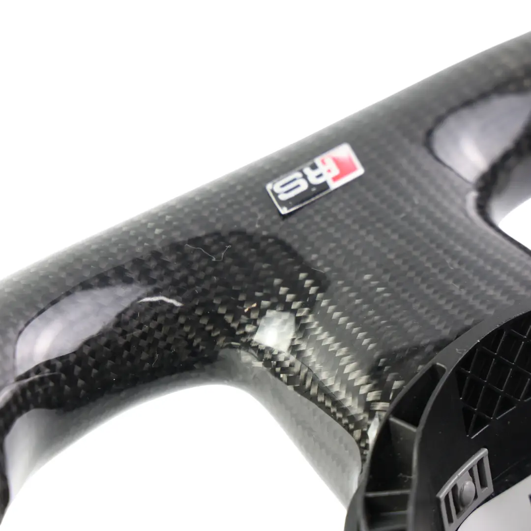 Audi A4 B8 A5 8T Kierownica RS Look Skóra Carbon Ścięta - SKU 8T0419091A-4 - Numer Części 8T0419091A