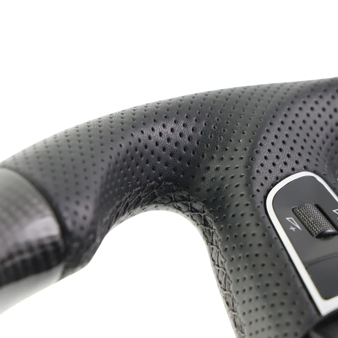 Audi A4 B8 A5 8T Volante RS Look Pelle Carbonio Fondo Piatto - SKU 8T0419091A-4 - Numero di parte 8T0419091A