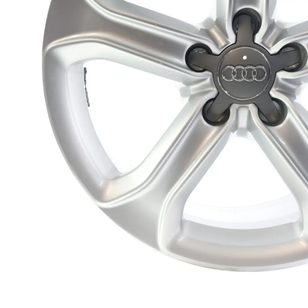 Audi A5 8T Jante En Alliage Léger Argenté 17" 7,5J ET:28 - SKU 8T0601025BQ-1 - Numéro de pièce 8T0601025BQ