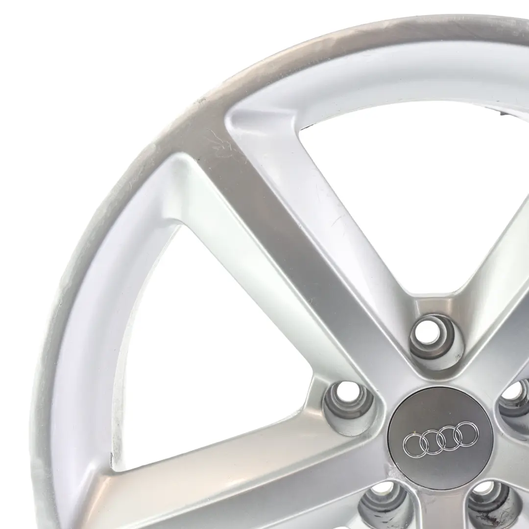 Audi A5 8T Jante Alliage Argent 18" 8.5J ET:29 Rayons Étoile - SKU 8T0601025CG-3 - Numéro de pièce 8T0601025CG