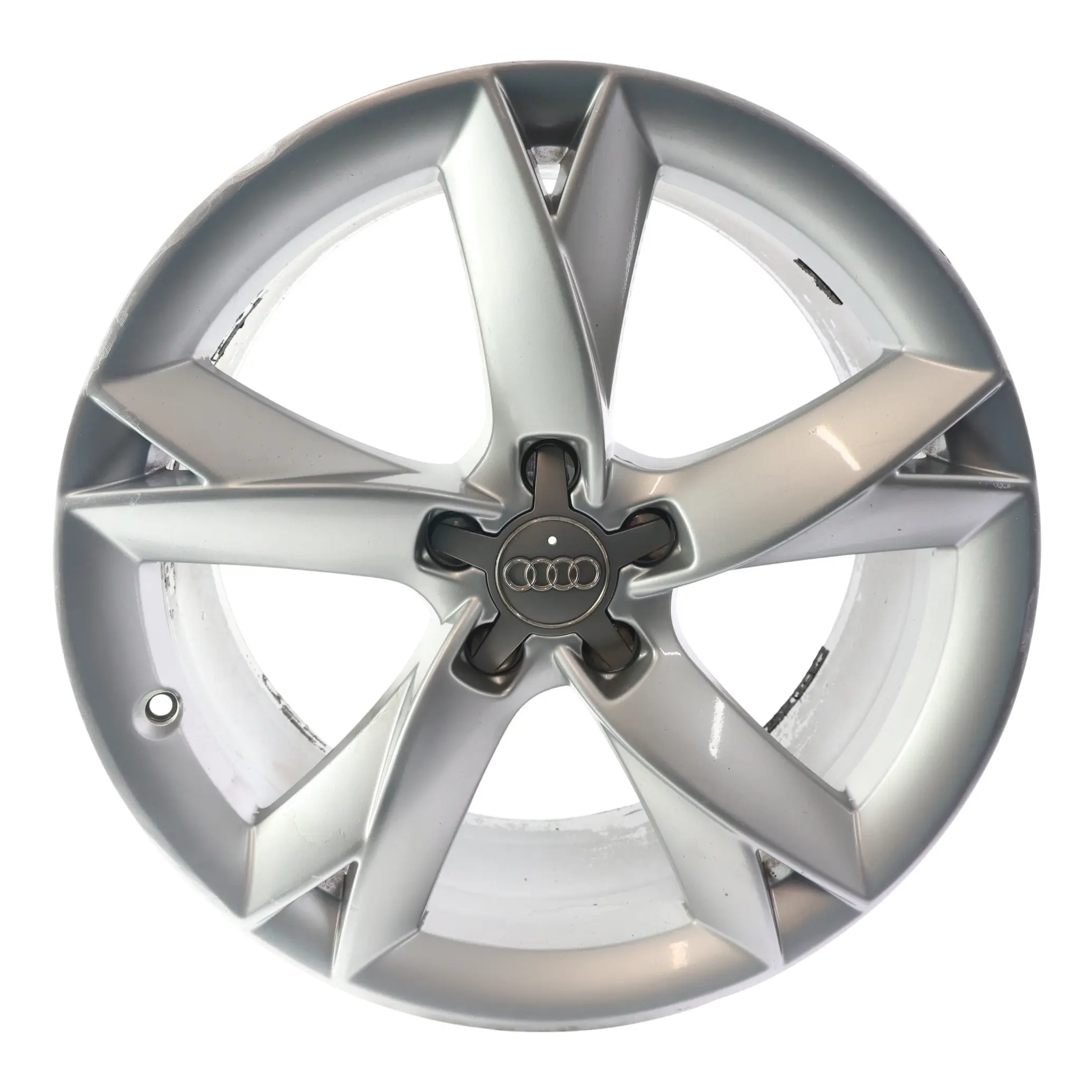 Audi A5 8T Silver Wheel Alloy Rim 19" 8.5J ET:32 Star Spoke 8T0601025F