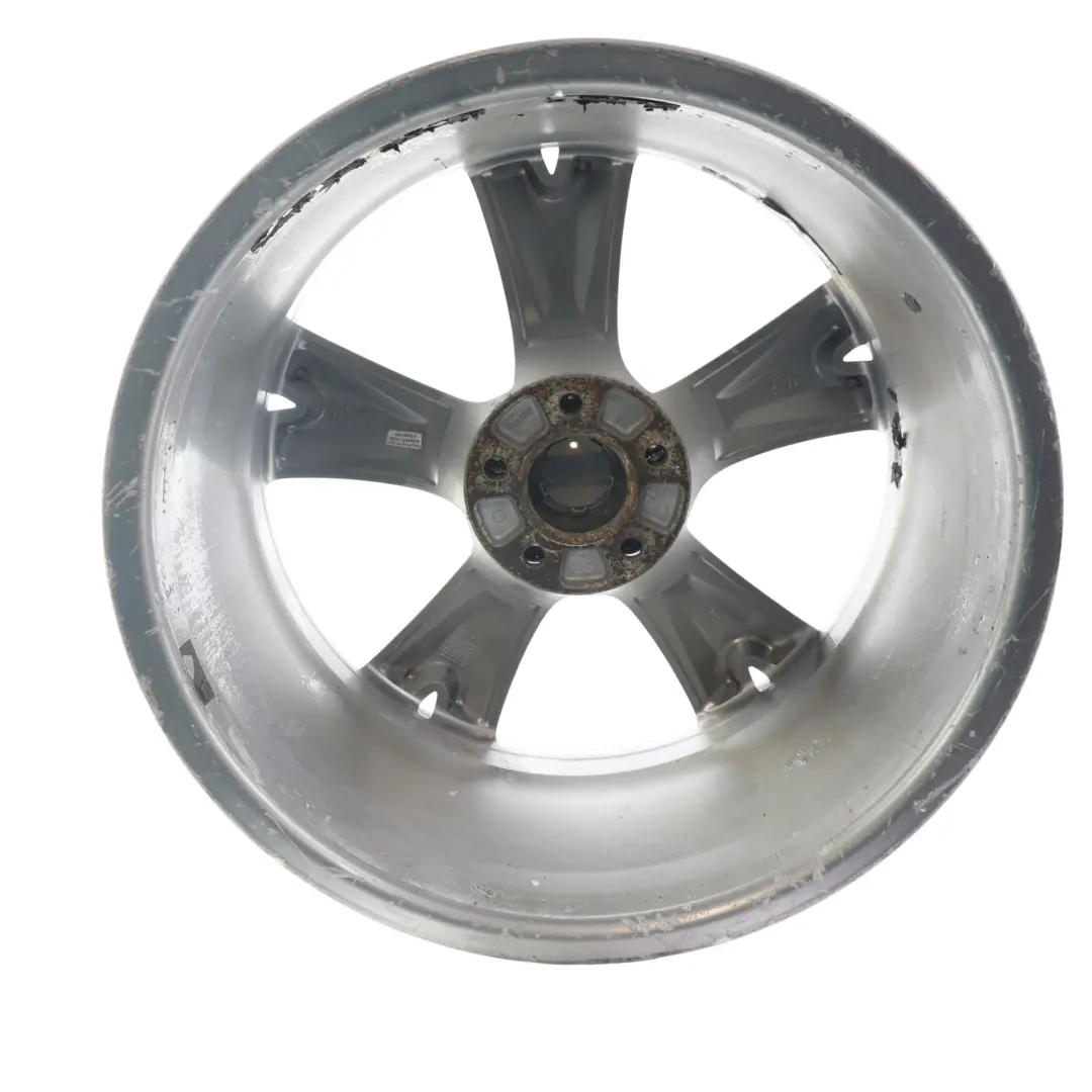 Jante argentée en alliage 19" 8.5J ET:32 Star Spoke pour Audi A5 8T à propos du numéro de pièce 8T0601025F Audi A5 8T Jante argentée en alliage 19" 8.5J ET:32 Star Spoke - SKU 8T0601025F-2 - Numéro de pièce 8T0601025F