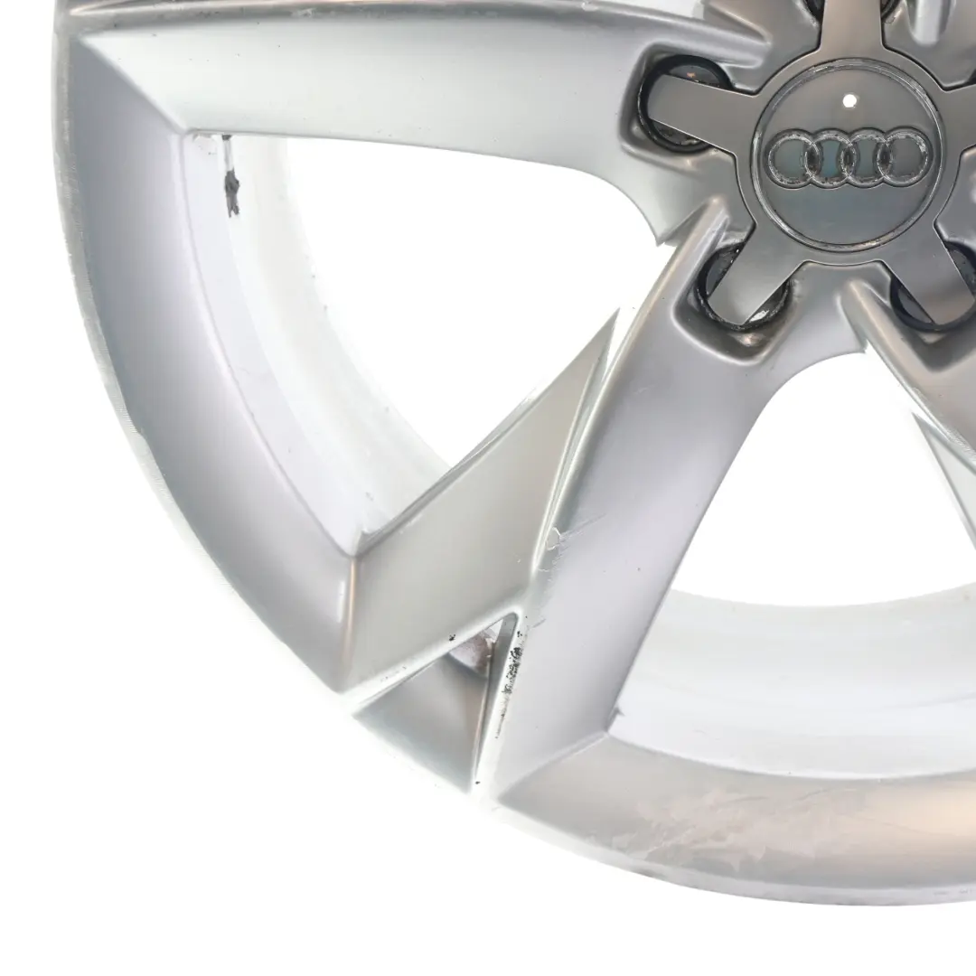 Audi A5 8T 19" 8.5J ET:32 Srebrna Felga Aluminiowa - SKU 8T0601025F-2 - Numer Części 8T0601025F