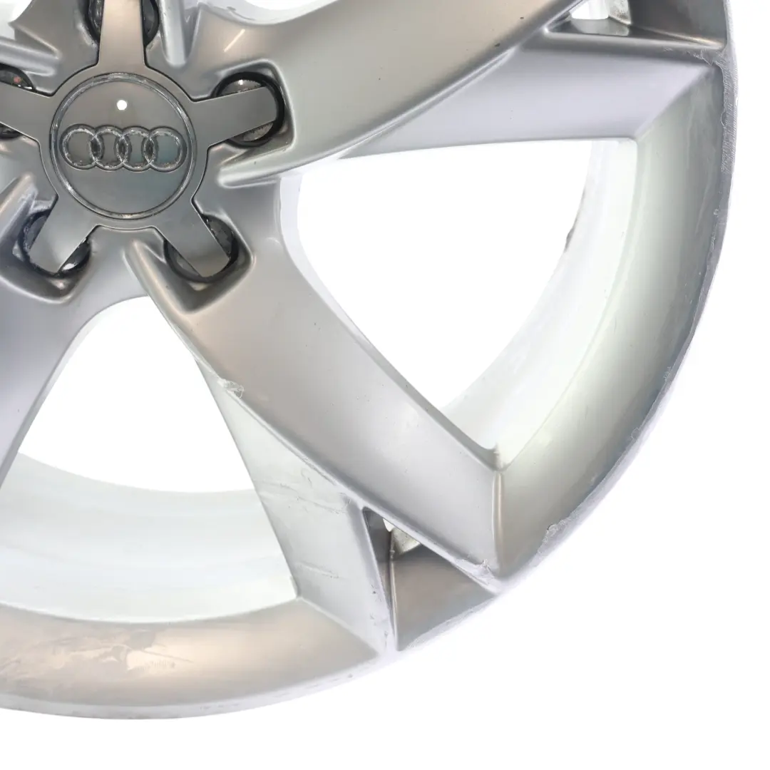 Audi A5 8T Silver Wheel Alloy Rim 19" 8.5J ET:32 Star Spoke - SKU 8T0601025F-2 - Part number 8T0601025F