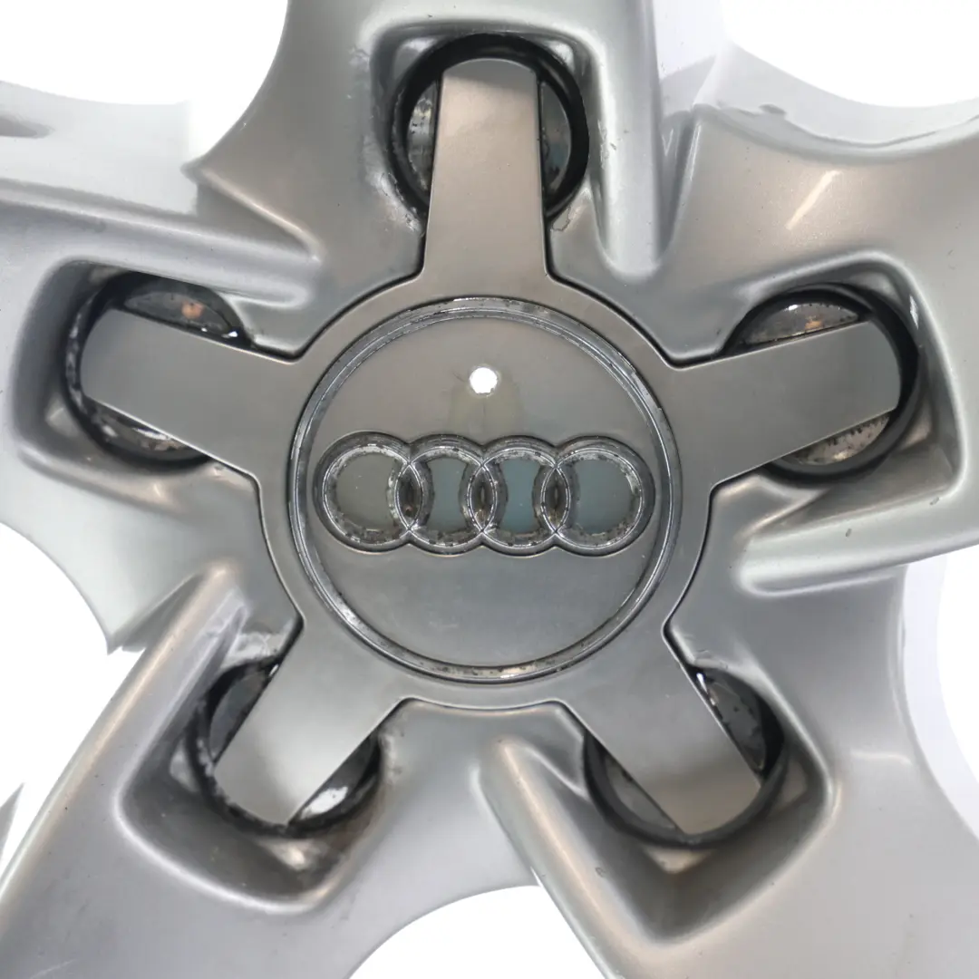 Audi A5 8T Jante argentée en alliage 19" 8.5J ET:32 Star Spoke - SKU 8T0601025F-2 - Numéro de pièce 8T0601025F