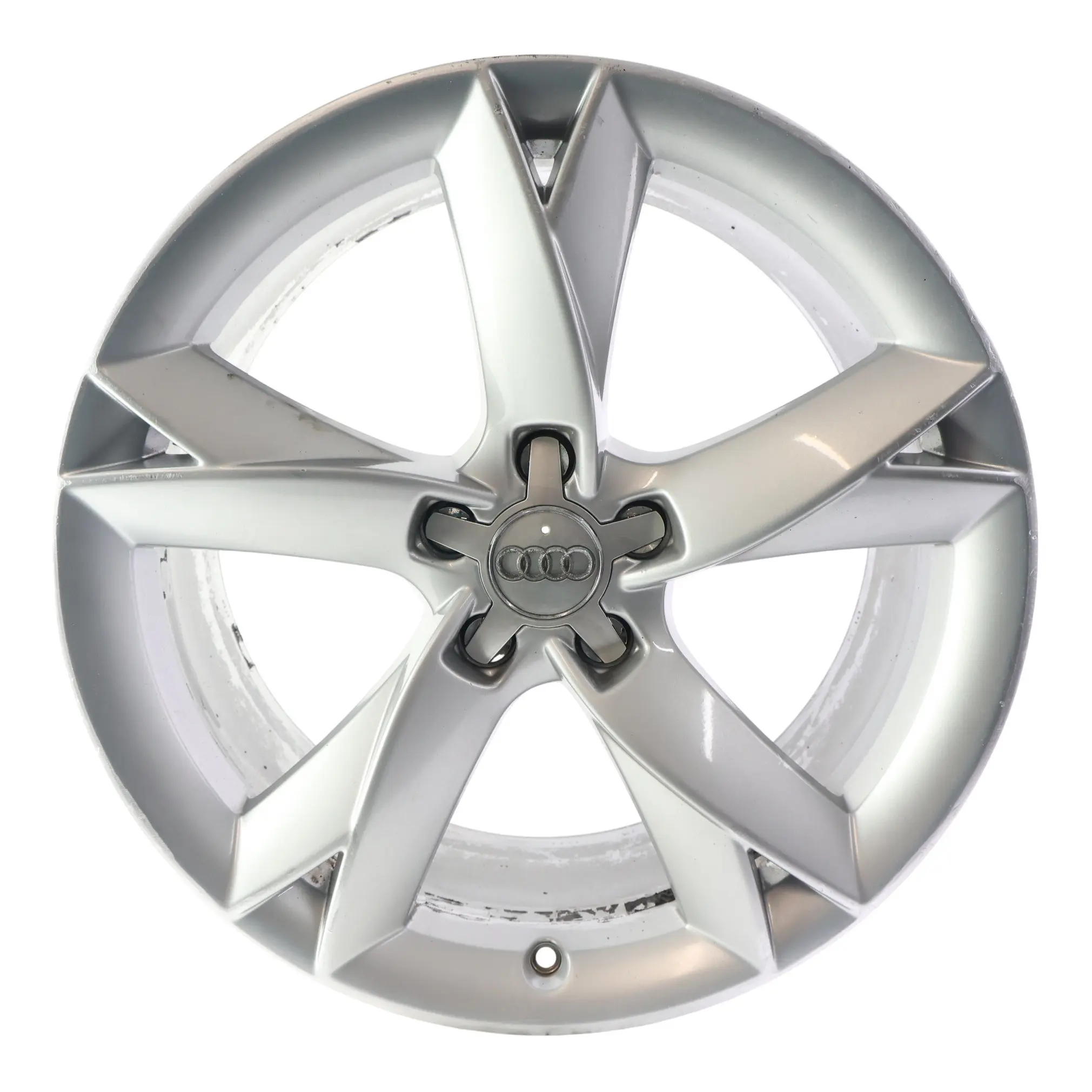 Audi A5 8T Silver Wheel Alloy Rim 19" 8.5J ET:32 Star Spoke 8T0601025F