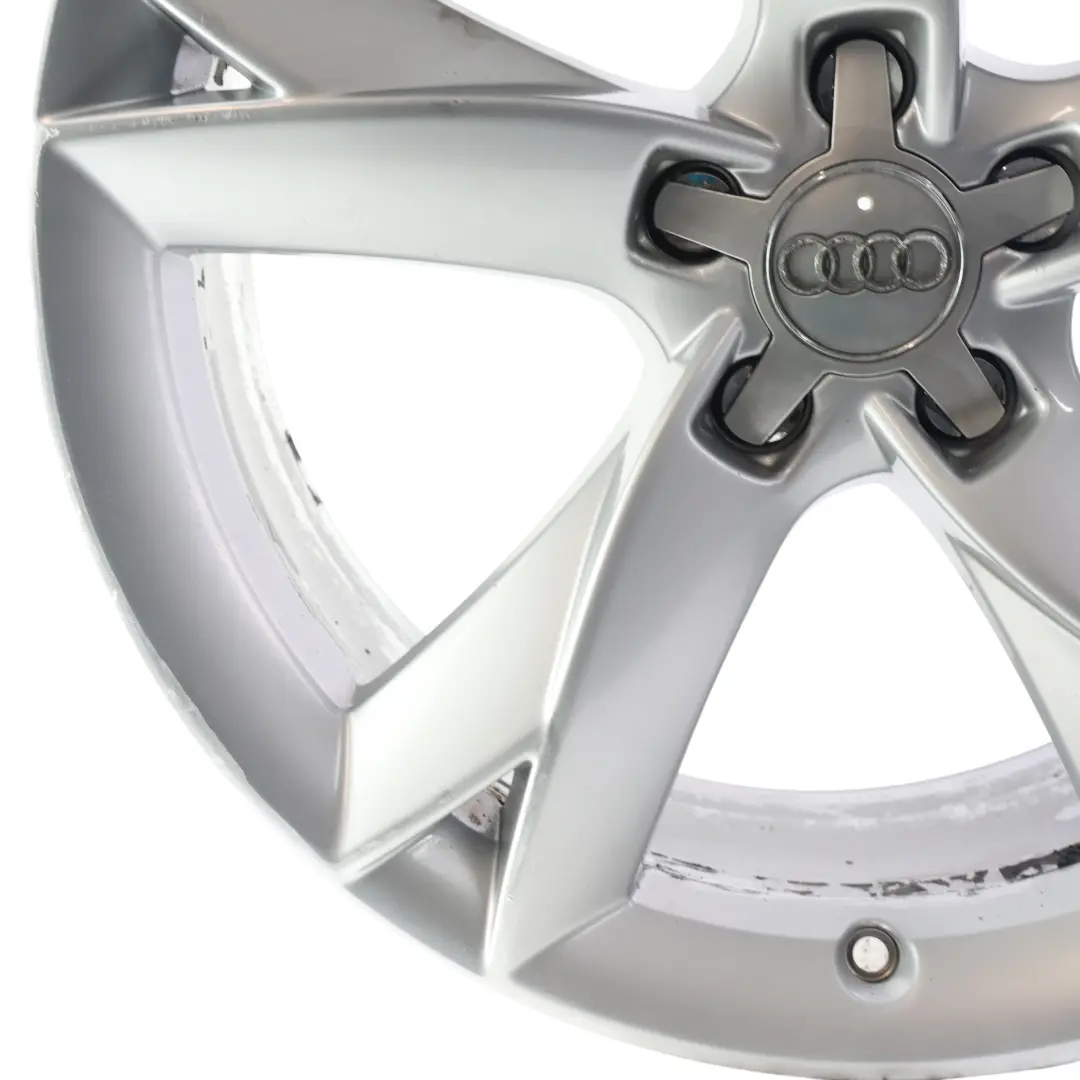 Audi A5 8T Silver Wheel Alloy Rim 19" 8.5J ET:32 Star Spoke 8T0601025F - SKU 8T0601025F-3 - Part number 8T0601025F-3