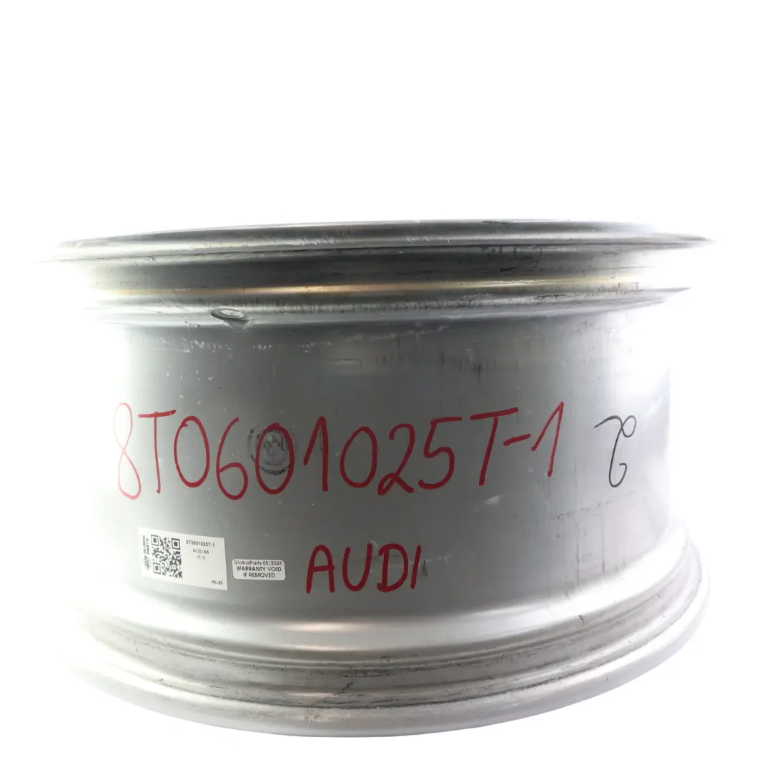 Audi A5 S5 8T 8F Felga Aluminiowa Srebrna 19" 9J ET:33 - SKU 8T0601025T-1 - Numer Części 8T0601025T