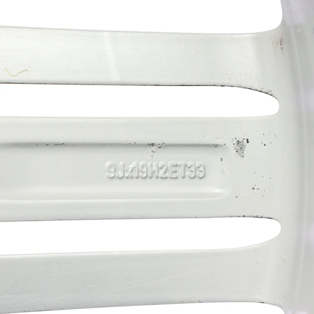 Audi A5 S5 8T 8F Srebrna Felga Aluminiowa 19" 9J ET:33 - SKU 8T0601025T-2 - Numer Części 8T0601025T