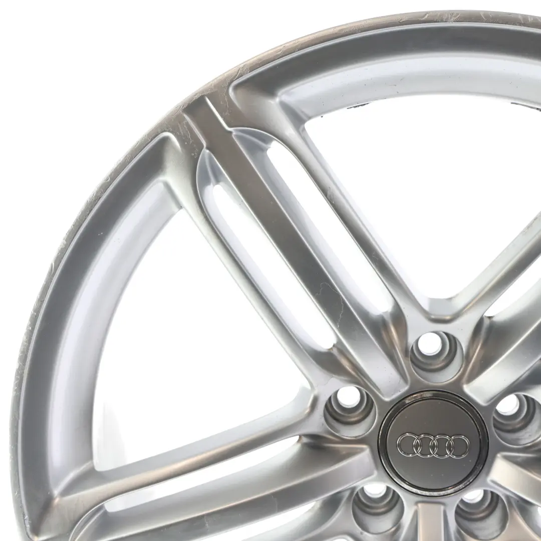 Audi A5 S5 8T 8F Silberne Leichtmetallfelge 19" 9J ET:33 - SKU 8T0601025T-2 - Teilenummer 8T0601025T