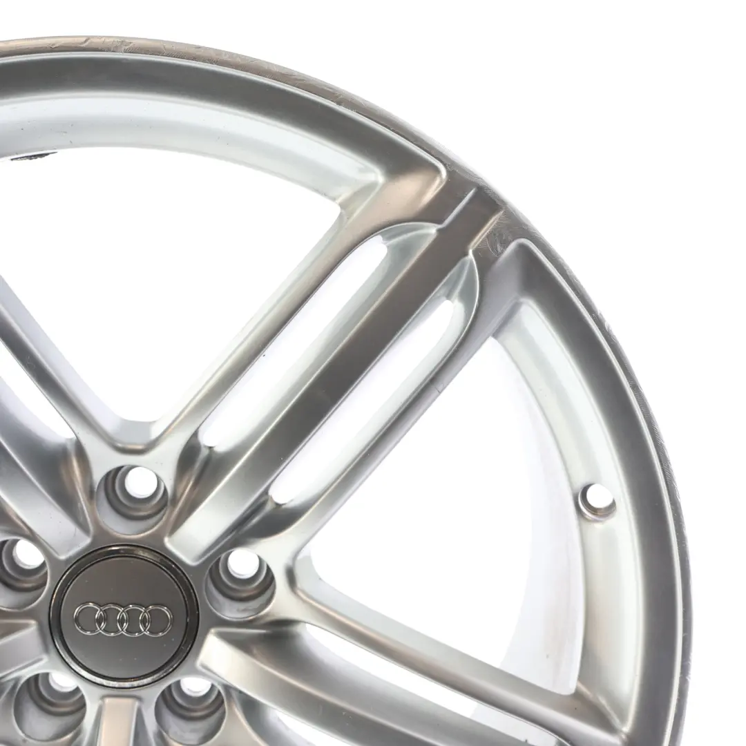8F Srebrna Felga Aluminiowa 19" 9J ET:33 do Audi A5 S5 8T o numerze 8T0601025T Audi A5 S5 8T 8F Srebrna Felga Aluminiowa 19" 9J ET:33 - SKU 8T0601025T-2 - Numer Części 8T0601025T