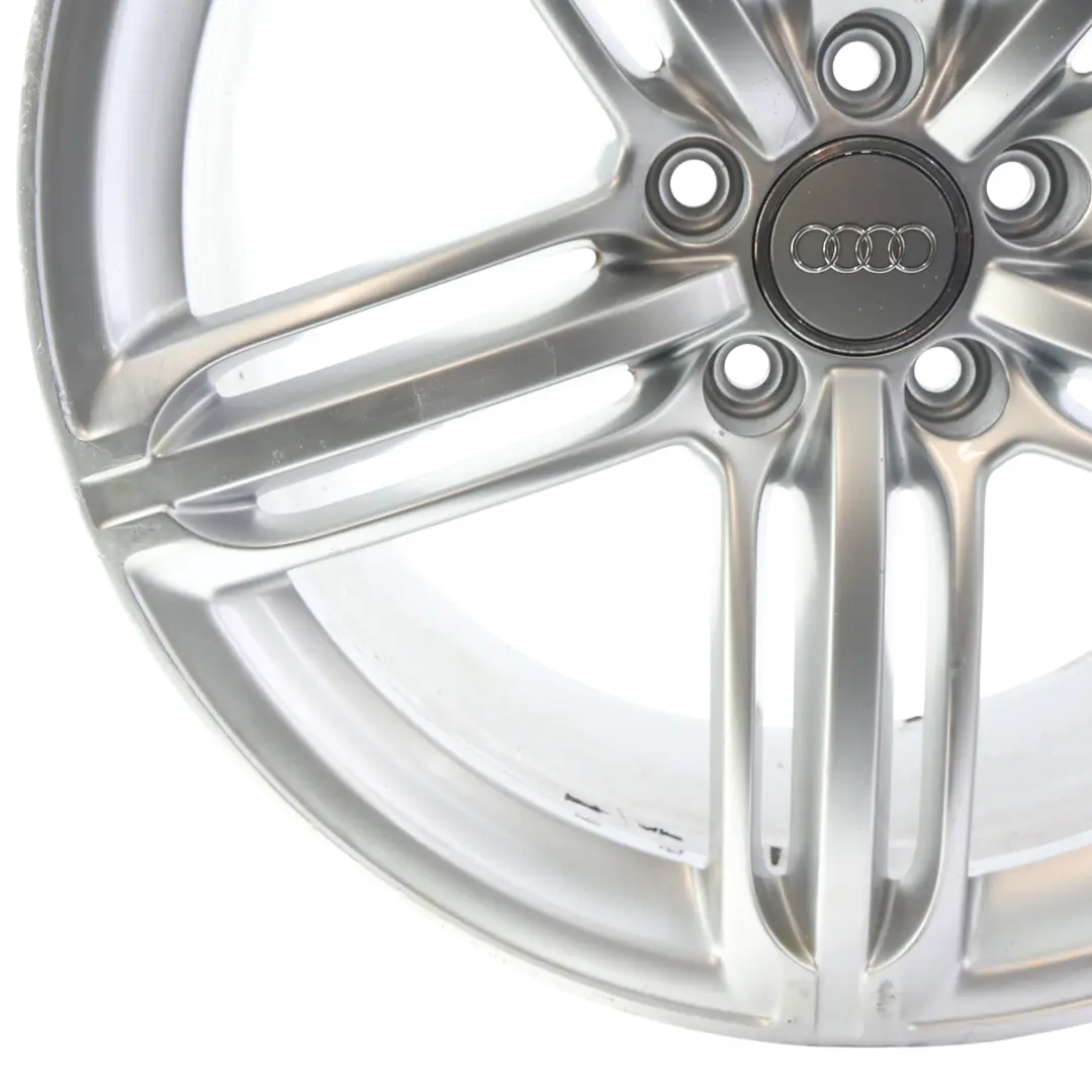 Audi A5 S5 8T 8F Silberne Leichtmetallfelge 19" 9J ET:33 - SKU 8T0601025T-2 - Teilenummer 8T0601025T