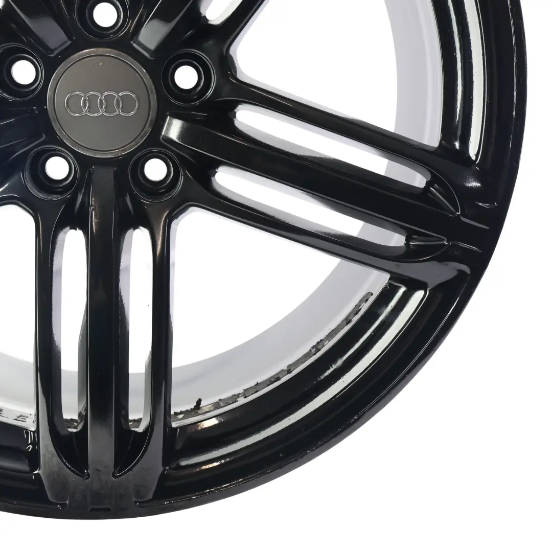8F Alufelge Schwarz 19" 9J ET:33 für Audi A5 S5 8T mit Teilenummer 8T0601025T Audi A5 S5 8T 8F Alufelge Schwarz 19" 9J ET:33 - SKU 8T0601025T-5 - Teilenummer 8T0601025T